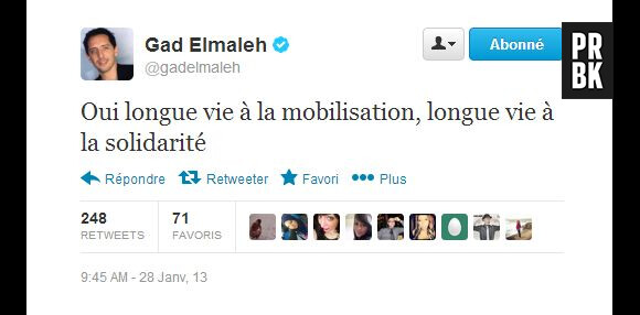 Gad Elmaleh s'explique sur son tweet