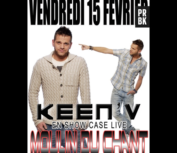 Keen'V doit faire un show case live le 15 février 2013 !