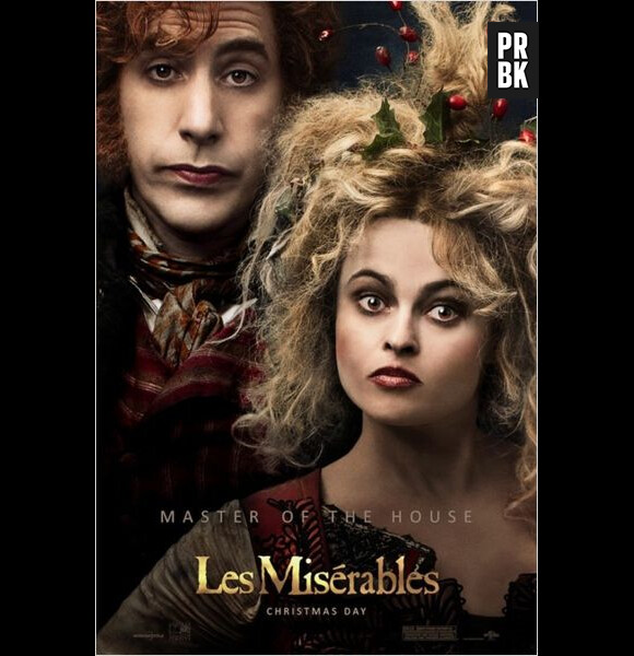Helena Bonham Carter et Sacha Baron Cohen incarnent le couple Thénardier dans Les Misérables