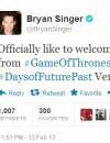 Le réalisateur X-Men Days of Future Past vient de révéler l'info sur twitter