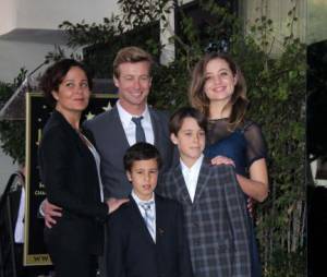 La famille de Simon Baker a assisté à l'inauguration de son étoile