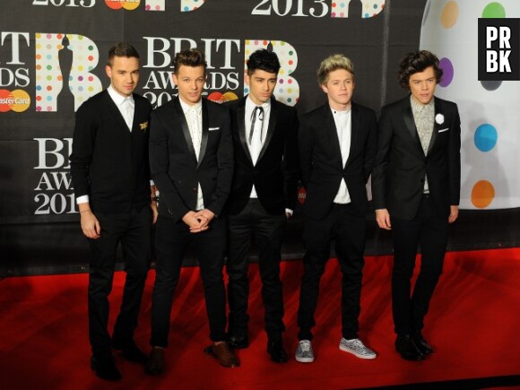 Les One Direction ont joué la carte de la sobriété aux Brit Awards 2013