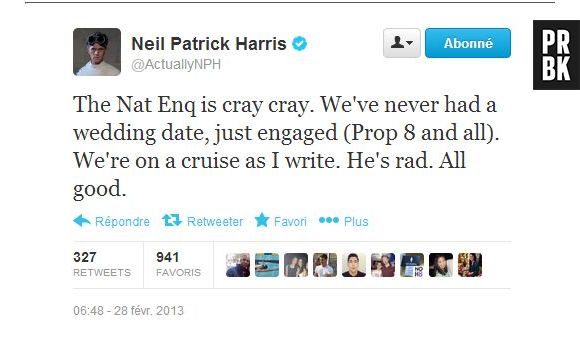 Neil Patrick Harris et son fiancé David Burka victimes de rumeurs