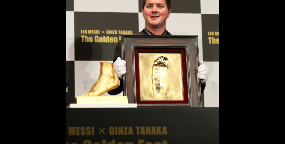 Lionel Messi honoré par un joallier japonais