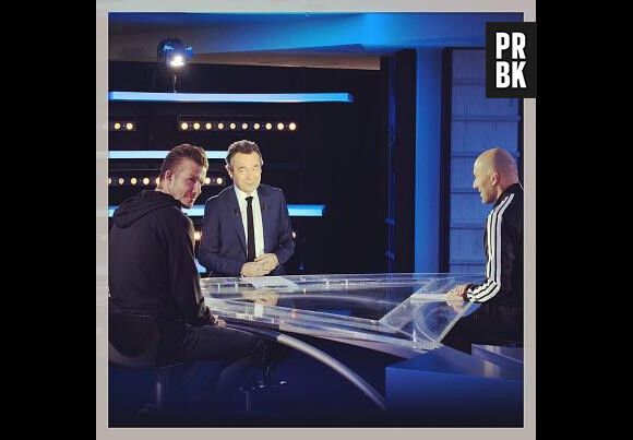 Zidane et Beckham réunis sur le plateau du Grand Journal