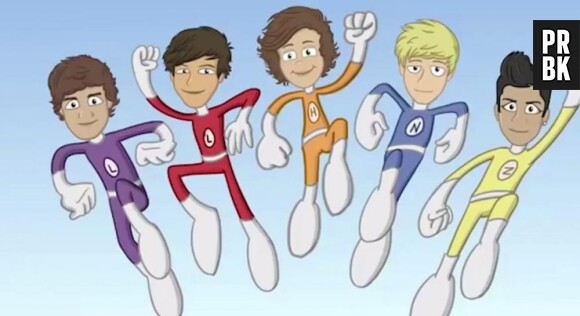 Les One Direction sont des super-héros dans The Adventurous Adventures of One Direction.