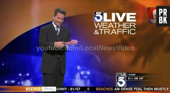 Un présentateur météo piégé par ses confrères