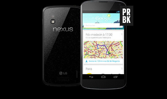 Nexus 4 par LG bientôt remplacé par le Nexus 5