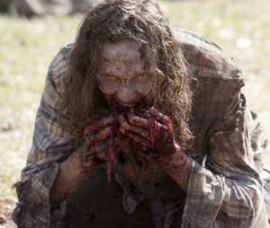 Les zombies toujours flippants dans Walking Dead