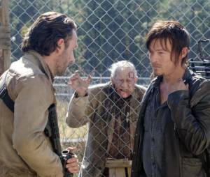 Daryl et Rick dans l'épisode 15 de la saison 3 de Walking Dead