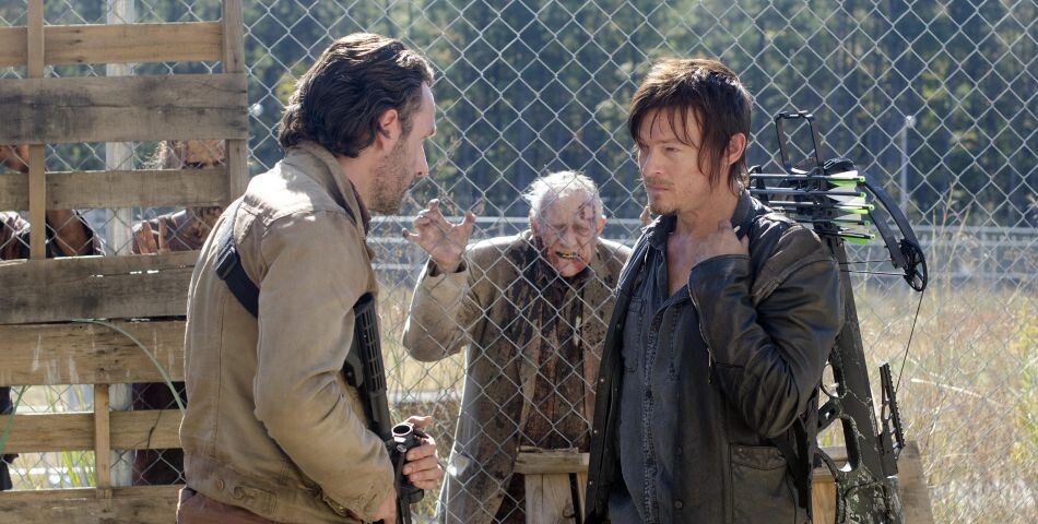Daryl et Rick dans l&#039;épisode 15 de la saison 3 de Walking Dead