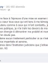 Nicolas Sarkozy a réagit sur Facebook à sa mise en examen