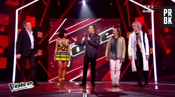 Les quatre coachs ont investi le plateau de The Voice 2 pour la première soirée des Lives.