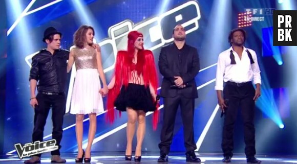 Le groupe de Garou était présent sur le plateau de The Voice 2.