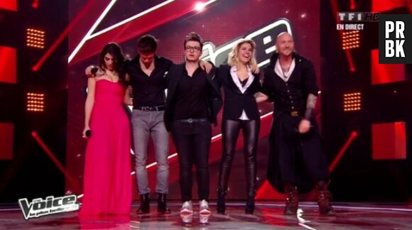 L'équipe de Jenifer était présente sur le plateau de The Voice 2.