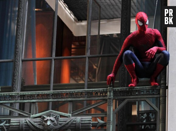 Peter Parker en action dans The Amazing Spider-Man 2