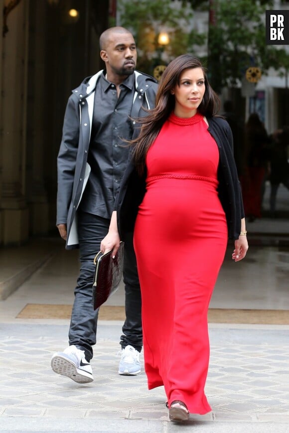 Kim Kardashian et Kanye West ne passent pas inaperçus à Paris