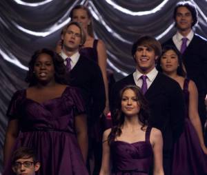Le violet portera-t-il chance aux personnages de Glee ?