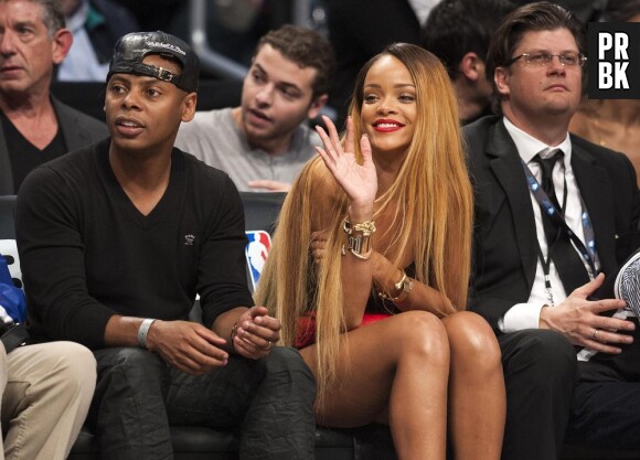 Rihanna passe du bon temps en NBA