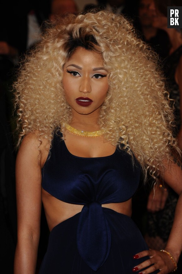 Nicki Minaj en mode "pas coiffée" au MET Ball 2013