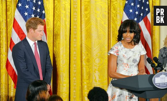 Le Prince Harry rend visite à Michelle Obama à la Maison Blanche, Washington, le 9 mai 2013