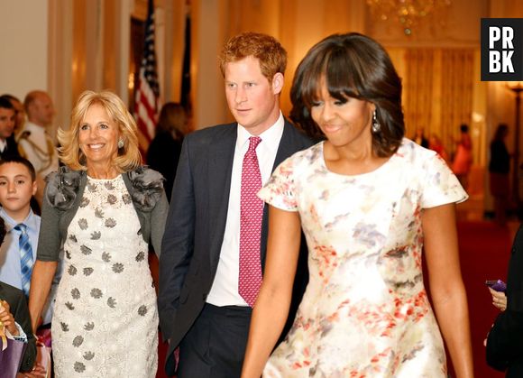 Le Prince Harry rend visite à Michelle Obama à la Maison Blanche, Washington, le 9 mai 2013