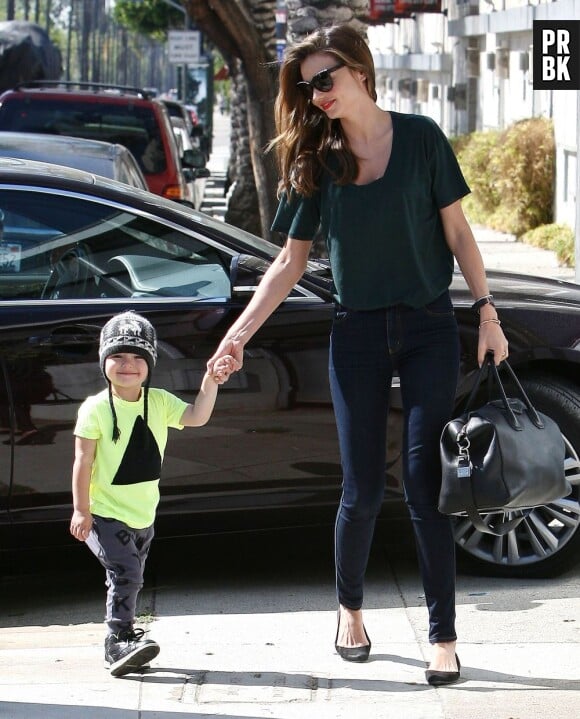 Miranda Kerr et son petit bonhomme Flynn Christopher Bloom.