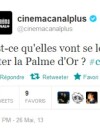 Le tweet de Canal Plus Cinema sur la Palme d'Or,  La Vie d'Adèle , fait polémique