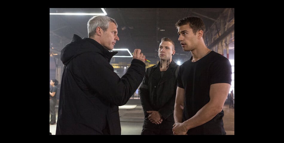 Divergent : Theo James et Jai Courteny sur le tournage
