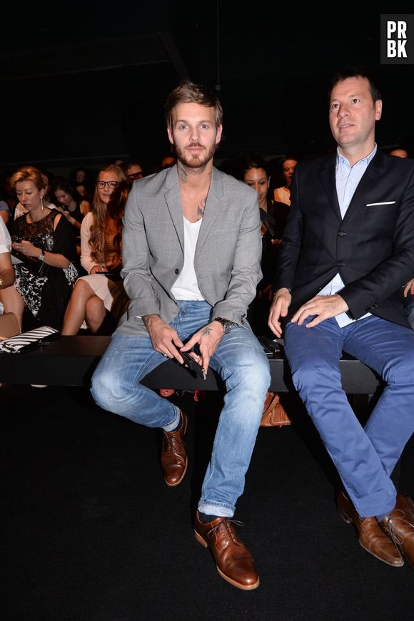 M. Pokora à la Fashion Week de Paris, mardi 2 juillet 2013