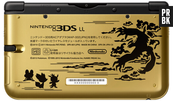 Pokémon X & Y 3DS : une nouvelle 3DS XL or
