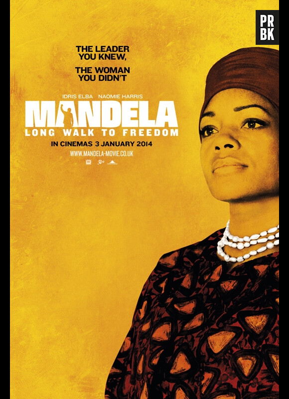 Mandela : Naomi Harris sur un poster du film
