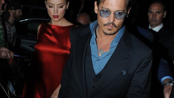 Johnny Depp et Amber Heard : main dans la main à Londres après le tapis rouge de Lone Ranger