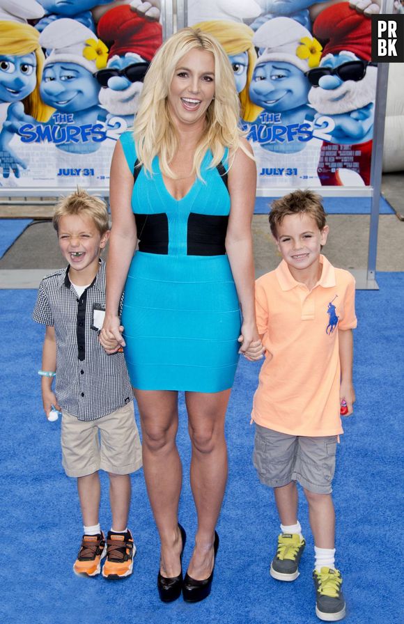 Britney Spears à l'avant-première des Schtroumpfs 2 à Los Angeles