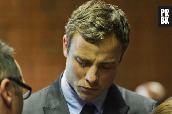 Oscar Pistorius : les larmes au yeux, le 19 août 2013 au tribunal de Pretoria