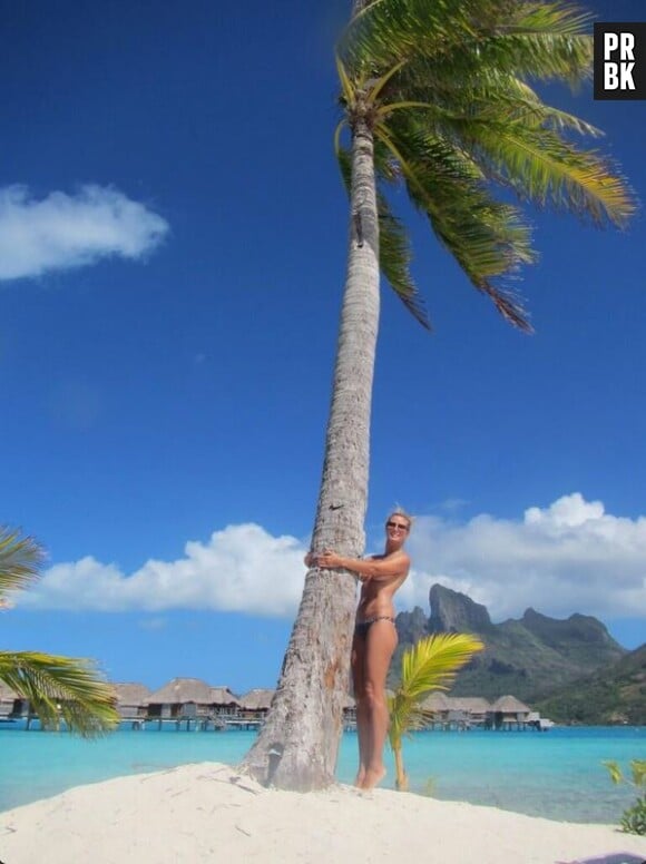 Heidi Klum : topless à Bora Bora