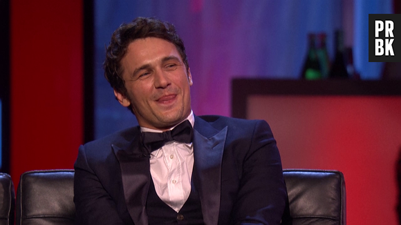 James Franco sur le plateau d'une émission de la chaîne Comedy Central qui sera diffusée le 2 septembre 2013