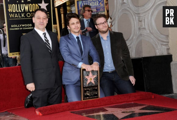 James Franco reçoit son étoile au Walk of Fame le 7 mars 2013