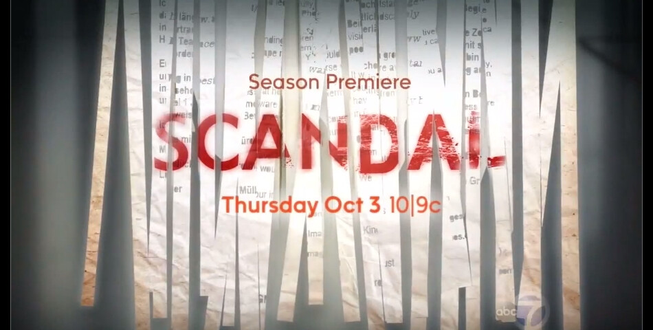 Scandal saison 3 arrive le 3 octobre 2013 aux USA sur ABC