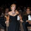 Scarlett Johansson, avec son fiancé français Romain Dauriac pour la projection de 'Under the Skin' à la Mostra de Venise, le 3 septembre 2013