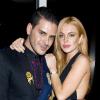 Lindsay Lohan et Markus Molinari prennent la pose, le 11 septembre 2013 à New York