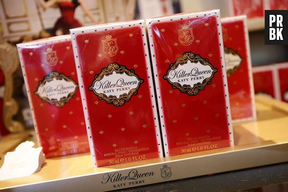 Katy Perry en Allemagne pour le lancement de son parfum "Killer Queen"
