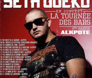 Seth Gueko fait sa "Tournée des bars" dans toute la France dès le 27 septembre 2013