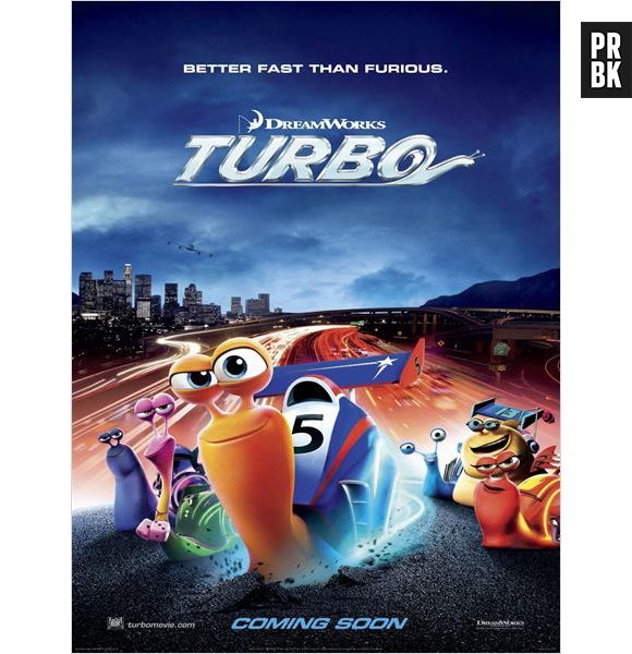 Turbo est le nouveau film d'animation de Dreamworks et sortira le 16 octobre 2013 au cinéma