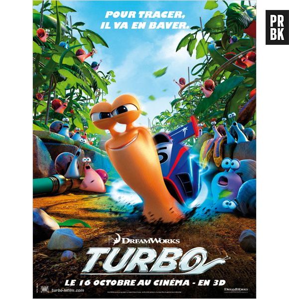 Turbo est le nouveau film d'animation de Dreamworks et sortira le 16 octobre 2013 au cinéma