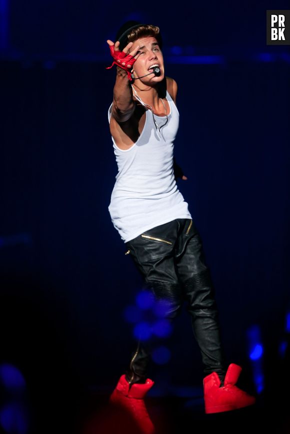 Justin Bieber, en concert à Shangaï en Chine pour le Believe Tour, le samedi 5 octobre 2013