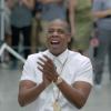 Jay Z, sur le tournage du clip de Picasso Baby