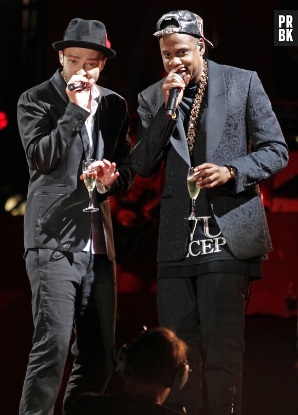 Jay Z, fidèle à sa bande de potes, ici avec Justin Timberlake