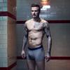 David Beckham torse nu pour sa collection hiver 2013 pour H&M