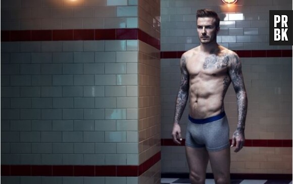 David Beckham torse nu pour sa collection hiver 2013 pour H&M